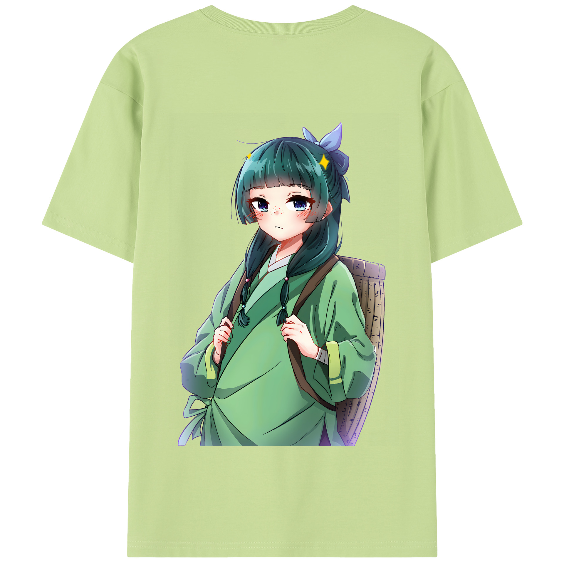 （画像用） 薬屋のひとりごと The Apothecary Diaries 綿100％半袖Tシャツ（背面プリント）